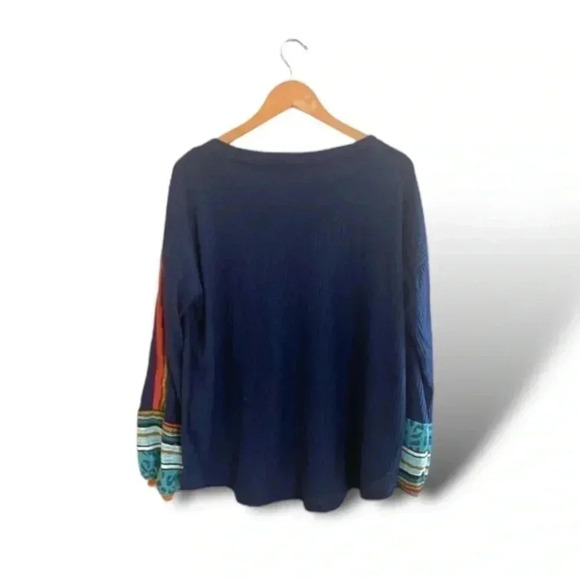 Brushed Waffle Vneck Tunic - Picture 2 of 7